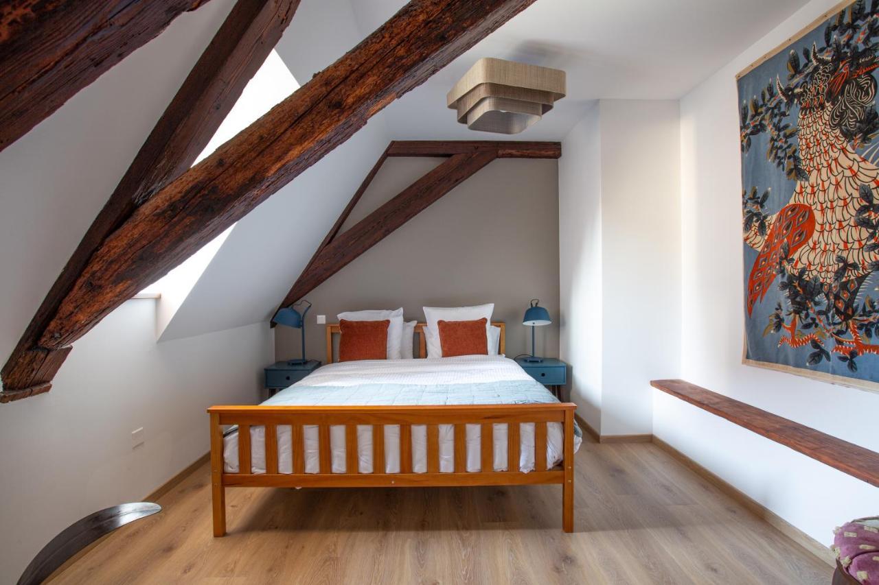 Le Rhenanus Jacques Taurellus - Appartement Duplex Au Calme - Centre Ville - Parking Gratuit セレスタ エクステリア 写真